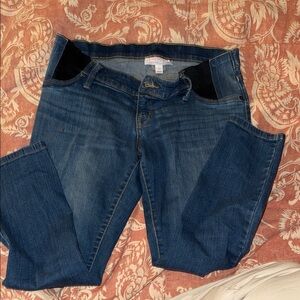 Isabel maternity skinny crop jeans